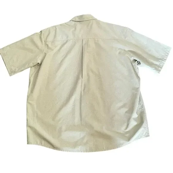 Wrangler Sage Green Short Sleeve Outdoor Sport Shirt Mens 2XL Gorpcore Utility - Picture 3 of 9